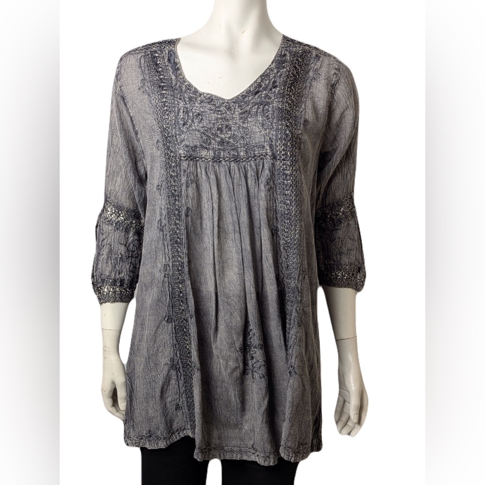 Elegant Gray Women's Top